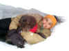 Holly and Muffin in the Snow Cave.jpg (148437 bytes)